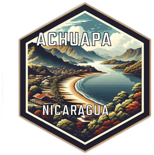 Achuapa Nicaragua Travel Destination Souvenir Vinyl Decal Sticker 2-Inch
