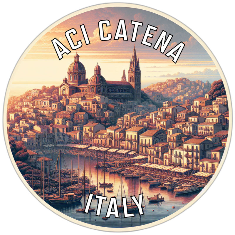Aci Catena Italy Souvenir Vinyl Decal Sticker 2-Inch