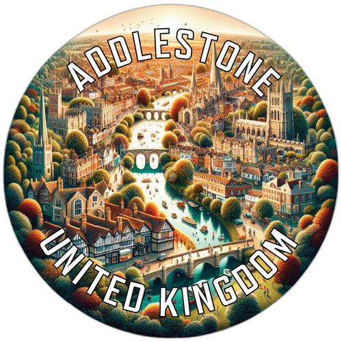 Addlestone United Kingdom Souvenir Die Cut Flat Magnet 6-Inch