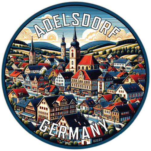 Adelsdorf Germany Souvenir Die Cut Flat Magnet 2-Inch