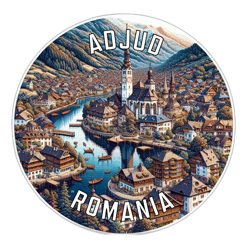 Adjud Romania Souvenir Vinyl Decal Sticker 2-Inch