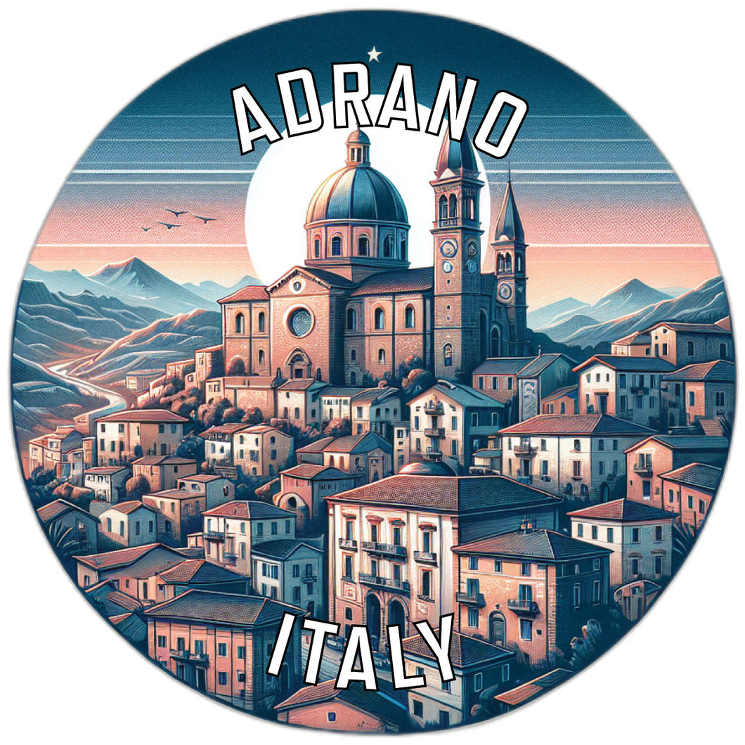 Adrano Italy Souvenir Die Cut Flat Magnet 2-Inch
