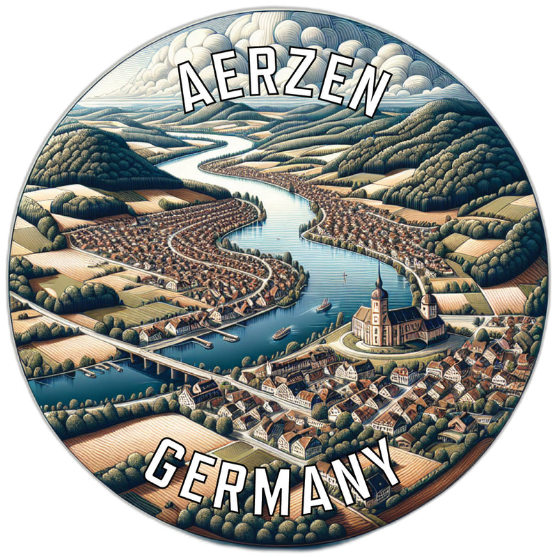 Aerzen Germany Souvenir Vinyl Decal Sticker 2-Inch