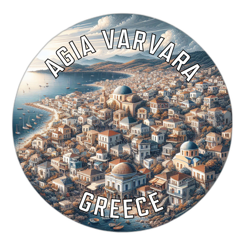 Agia Varvara Greece Souvenir Vinyl Decal Sticker 2-Inch