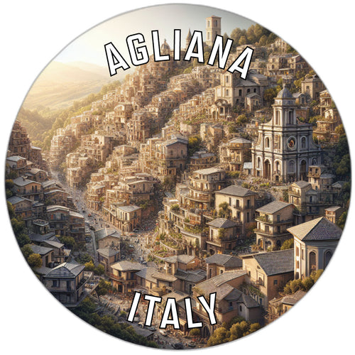 Agliana Italy Souvenir Vinyl Decal Sticker 2-Inch