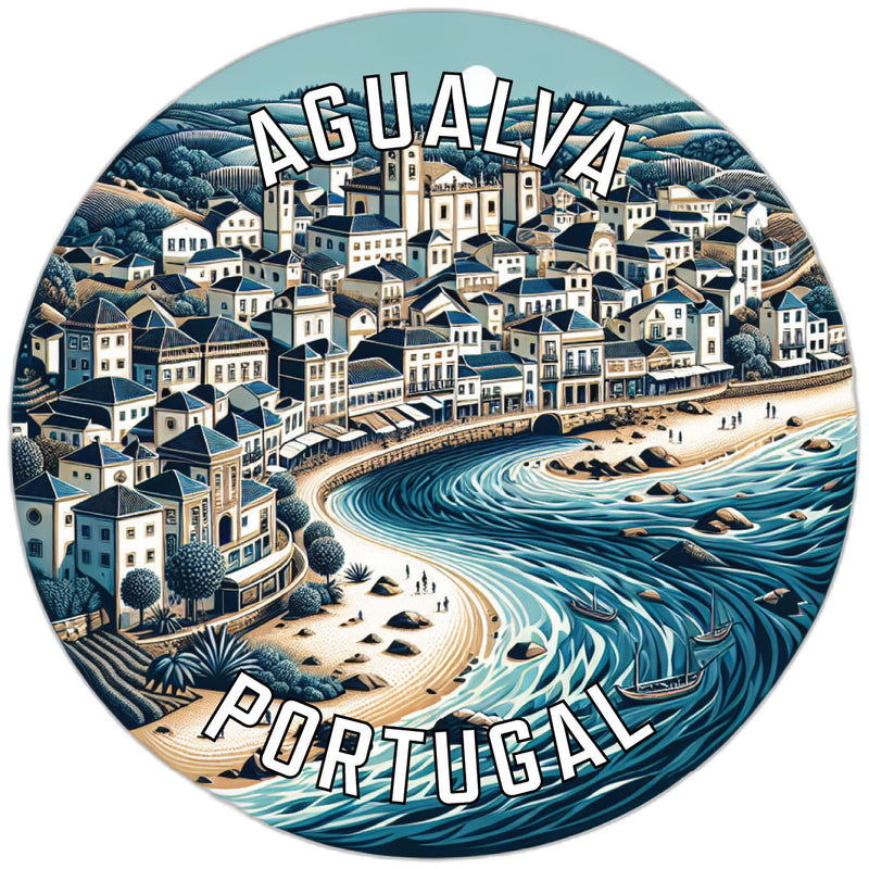 Agualva Portugal Souvenir Vinyl Decal Sticker 6-Inch