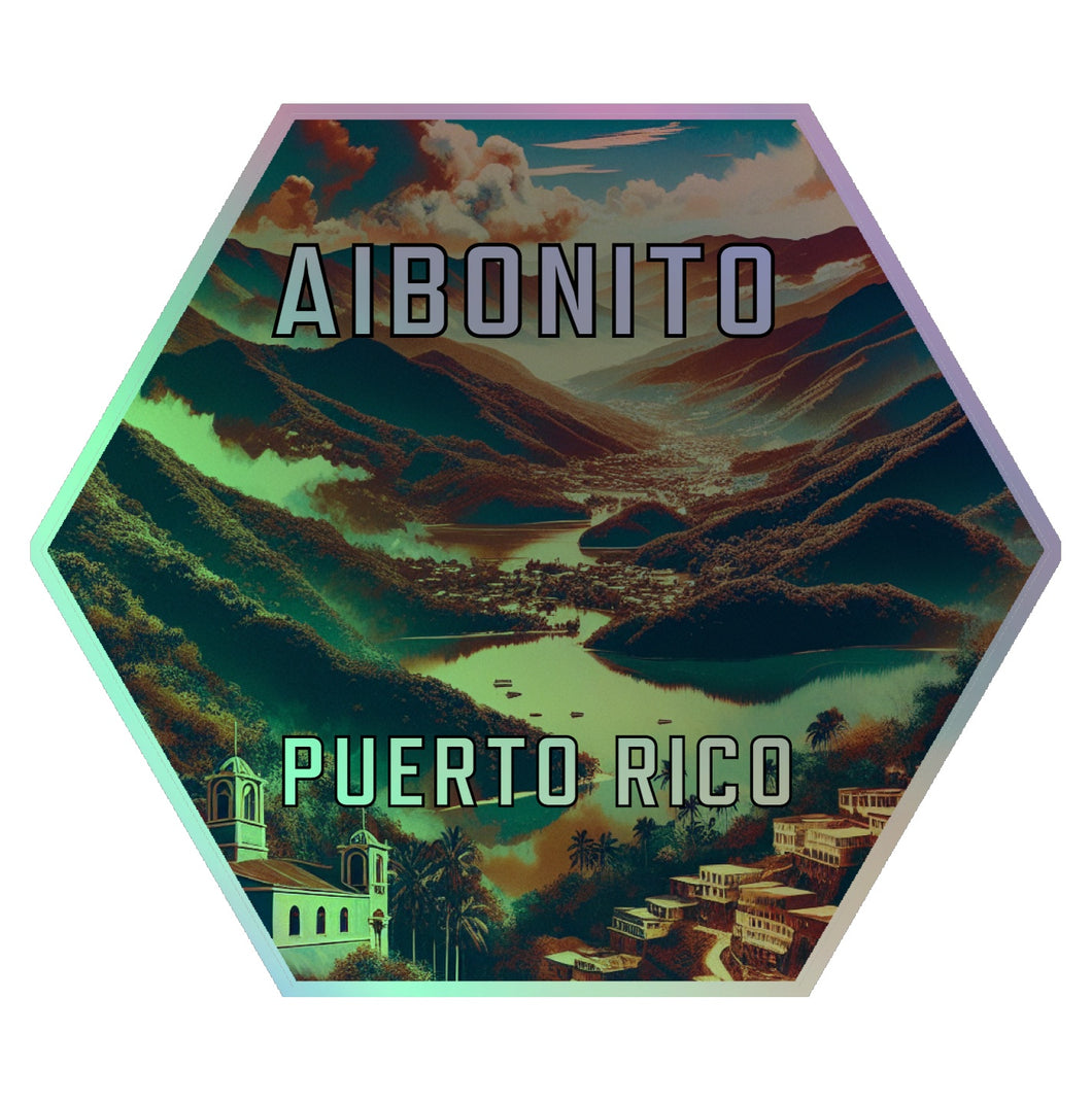 Aibonito Puerto Rico Souvenir Die Cut Flat Magnet 2-Inch