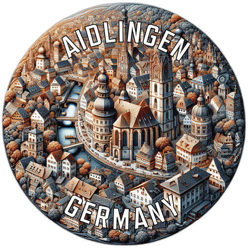 Aidlingen Germany Souvenir Vinyl Decal Sticker 6-Inch