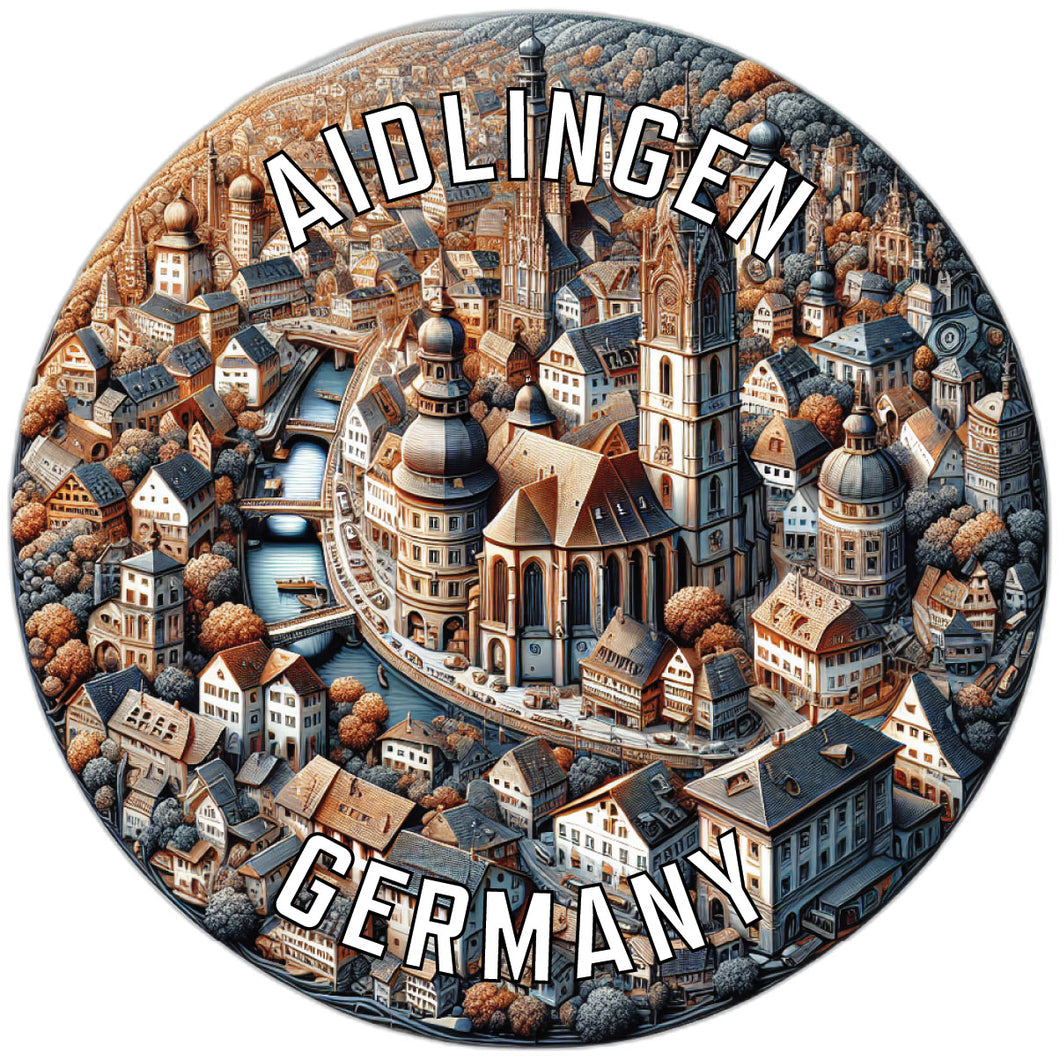 Aidlingen Germany Souvenir Vinyl Decal Sticker 6-Inch