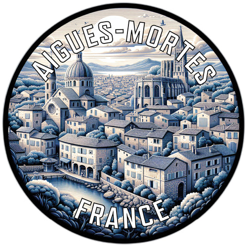 Aigues Mortes France Souvenir Vinyl Decal Sticker 3-Inch