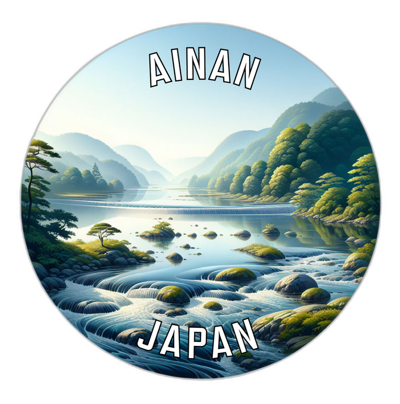Ainan Japan Souvenir Vinyl Decal Sticker 2-Inch