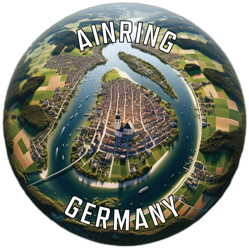 Ainring Germany Souvenir Die Cut Flat Magnet 2-Inch