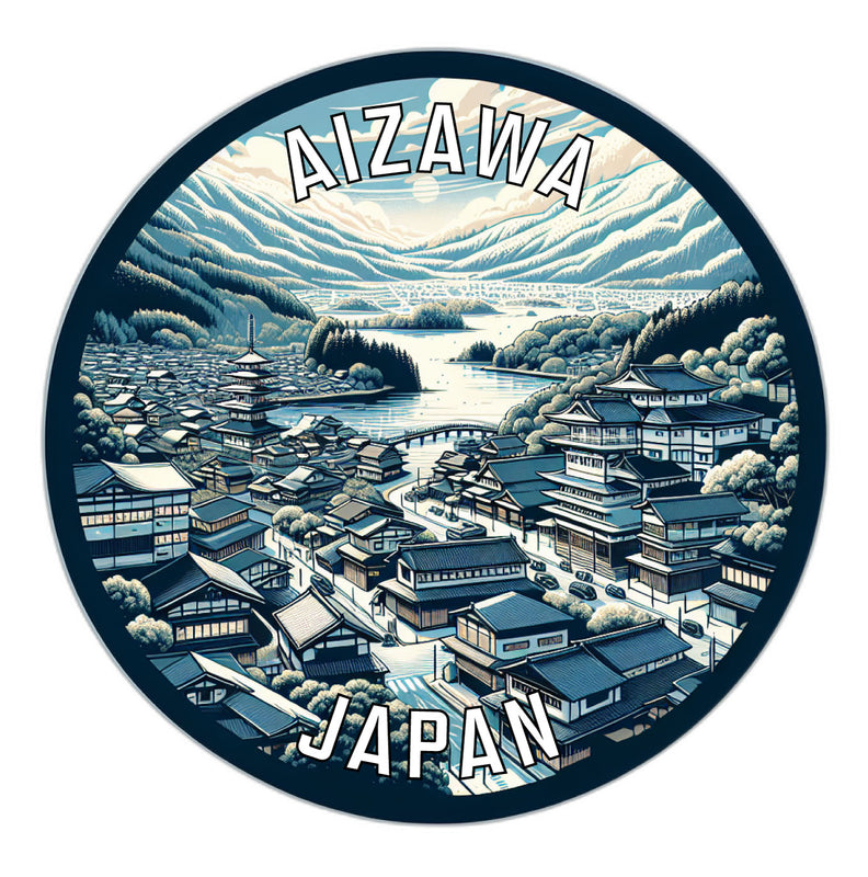 Aizawa Japan Souvenir Vinyl Decal Sticker 6-Inch