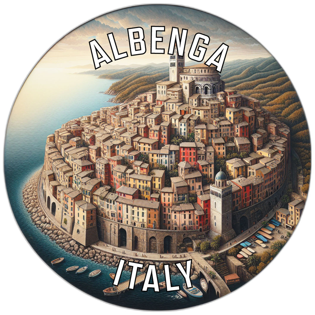 Albenga Italy Souvenir Vinyl Decal Sticker 6-Inch