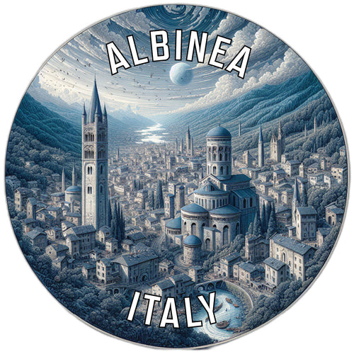 Albinea Italy Souvenir Die Cut Flat Magnet 2-Inch