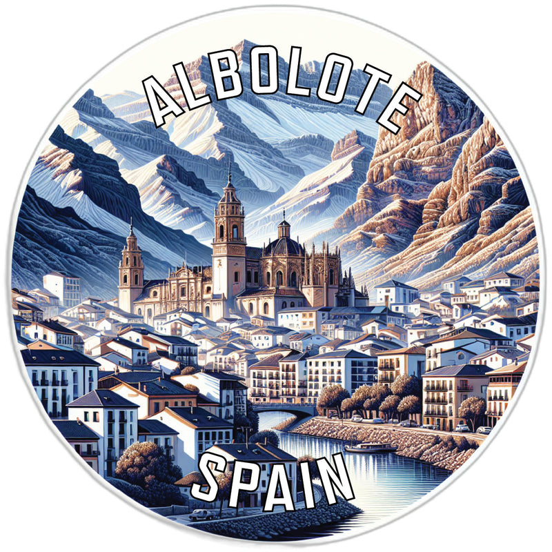 Albolote Spain Souvenir Die Cut Flat Magnet 2-Inch