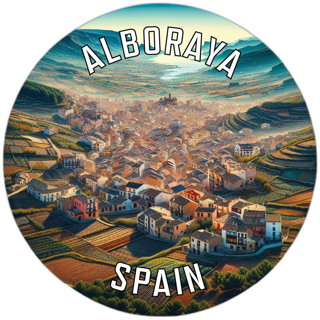 Alboraya Spain Souvenir Die Cut Flat Magnet 2-Inch
