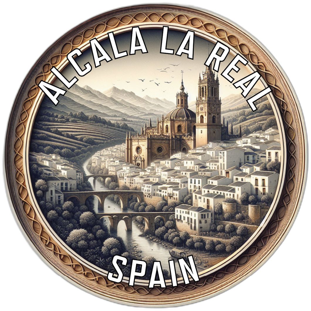 Alcala la Real Spain Souvenir Vinyl Decal Sticker 6-Inch