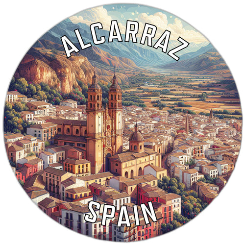 Alcarraz Spain Souvenir Vinyl Decal Sticker 2-Inch