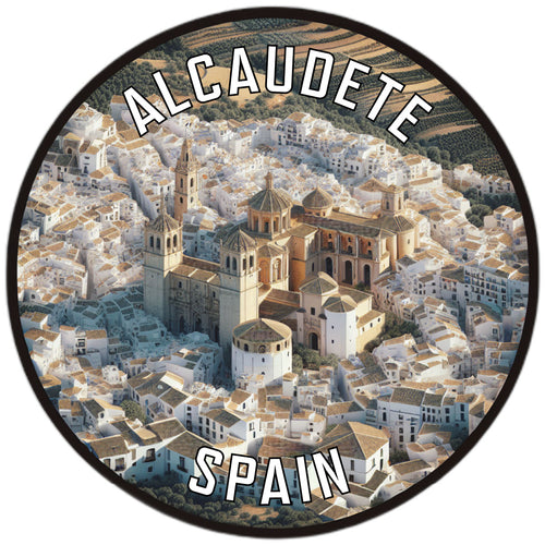 Alcaudete Spain Souvenir Die Cut Flat Magnet 6-Inch