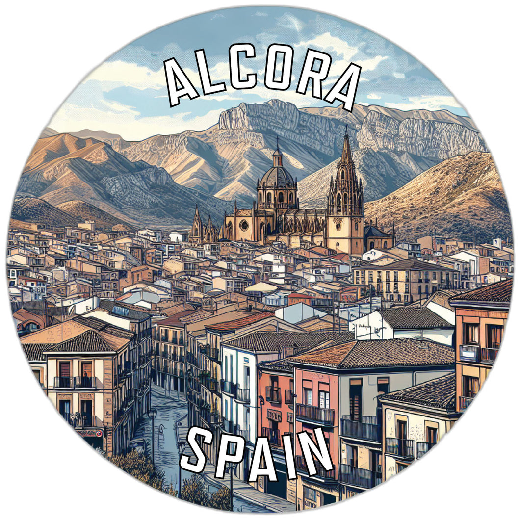 Alcora Spain Souvenir Vinyl Decal Sticker 2-Inch