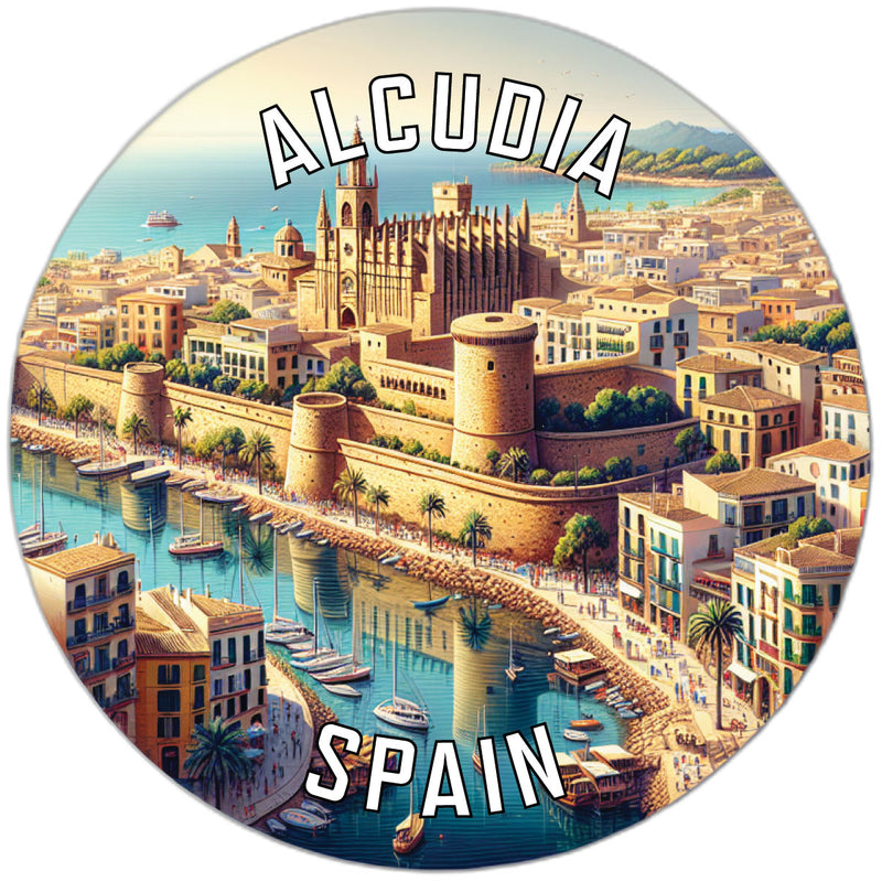 Alcudia Spain Souvenir Vinyl Decal Sticker 2-Inch