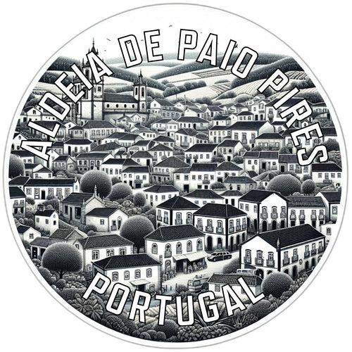 Aldeia de Paio Pires Portugal Souvenir Die Cut Flat Magnet 6-Inch