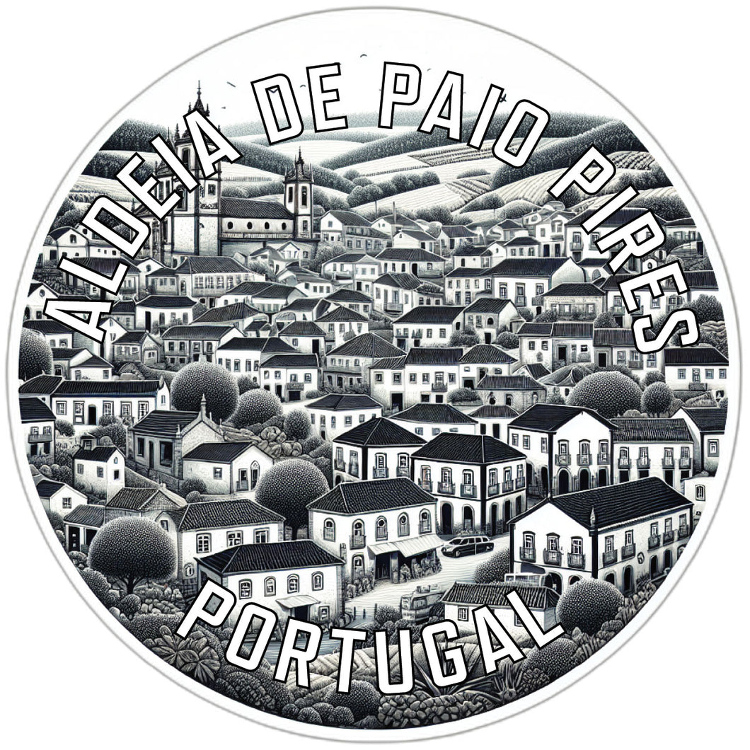 Aldeia de Paio Pires Portugal Souvenir Die Cut Flat Magnet 6-Inch