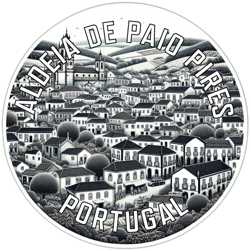 Aldeia de Paio Pires Portugal Souvenir Die Cut Flat Magnet 6-Inch