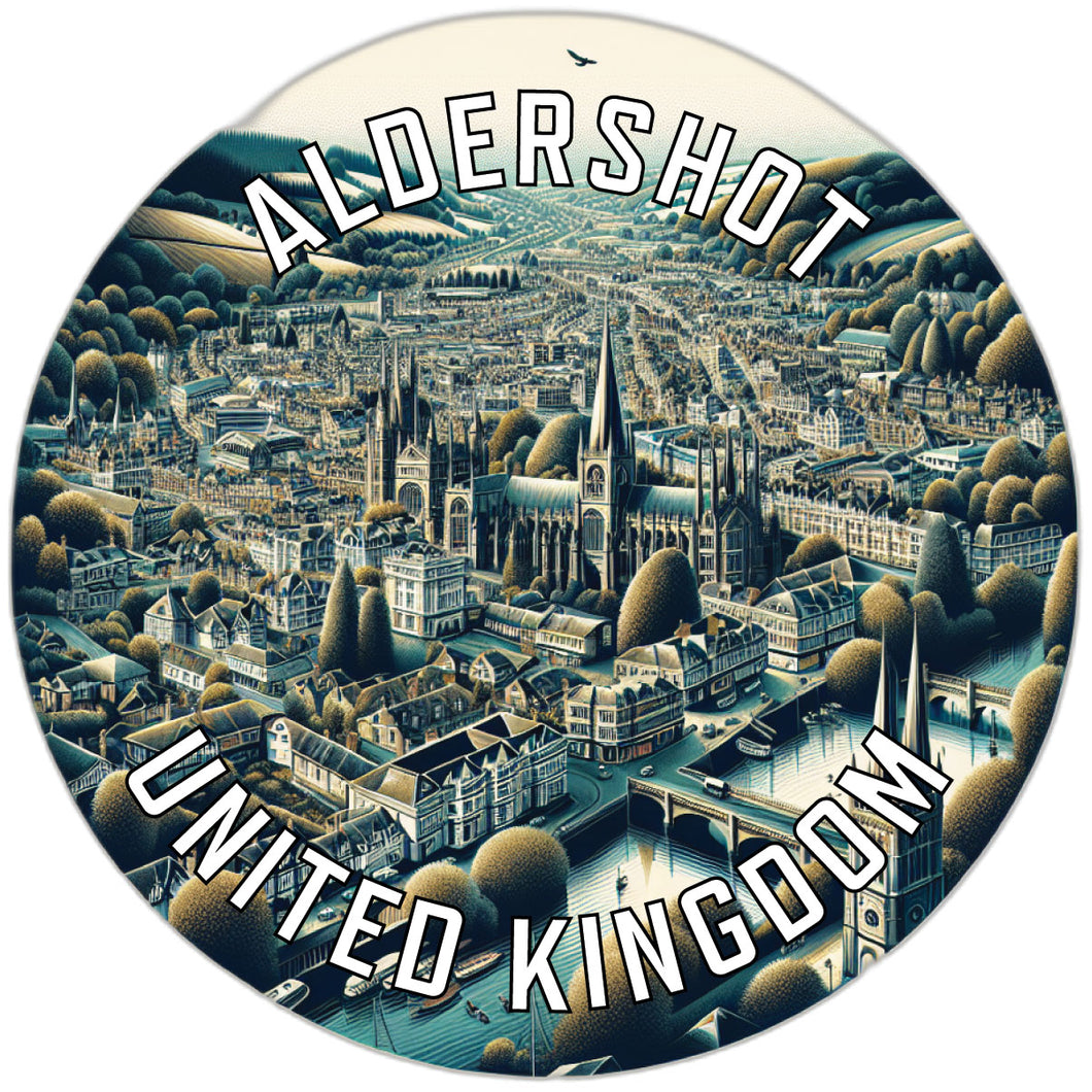 Aldershot United Kingdom Souvenir Vinyl Decal Sticker 2-Inch