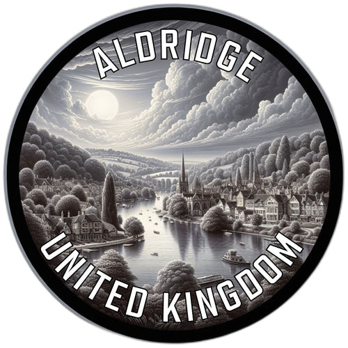 Aldridge United Kingdom Souvenir Die Cut Flat Magnet 6-Inch