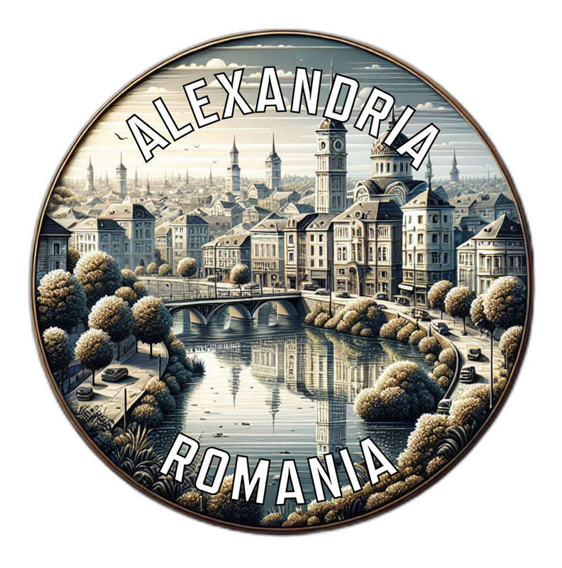 Alexandria Romania Souvenir Vinyl Decal Sticker 2-Inch