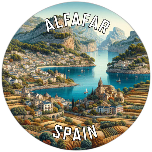 Alfafar Spain Souvenir Die Cut Flat Magnet 6-Inch