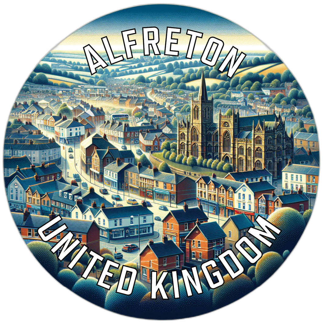 Alfreton United Kingdom Souvenir Vinyl Decal Sticker 4-Inch