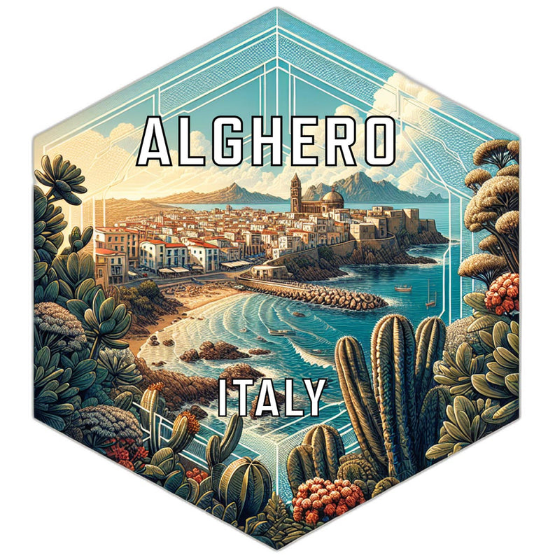 Alghero Italy Travel Destination Souvenir Vinyl Decal Sticker 2-Inch