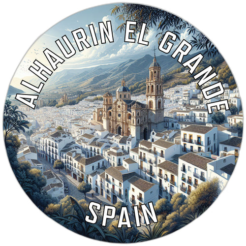 Alhaurin el Grande Spain Souvenir Die Cut Flat Magnet 6-Inch
