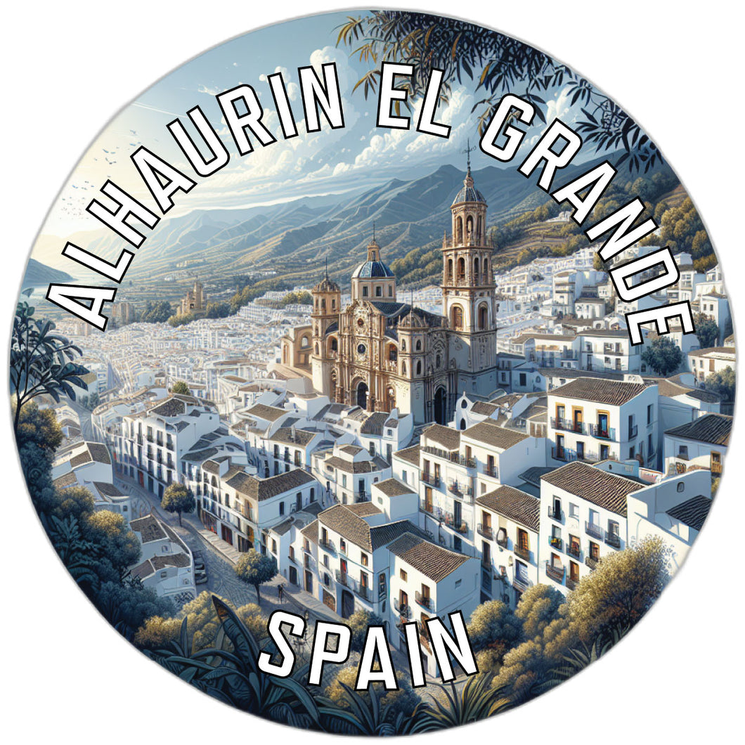 Alhaurin el Grande Spain Souvenir Die Cut Flat Magnet 6-Inch