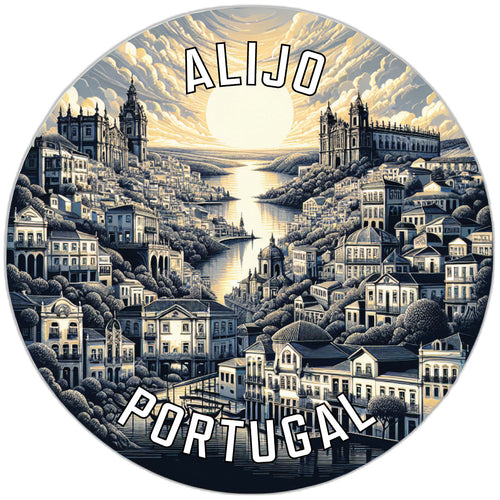 Alijo Portugal Souvenir Die Cut Flat Magnet 2-Inch