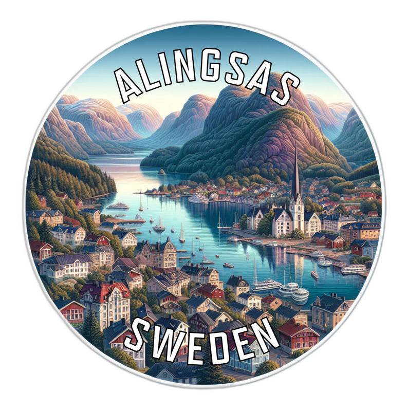 Alingsas Sweden Souvenir Vinyl Decal Sticker 2-Inch