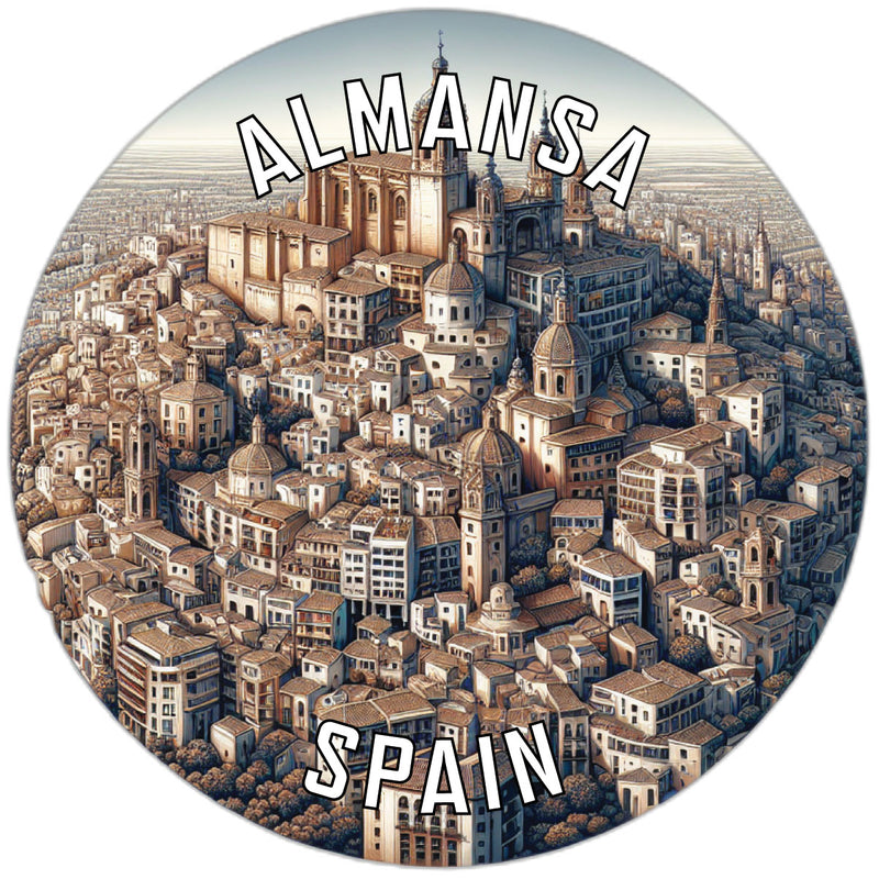 Almansa Spain Souvenir Vinyl Decal Sticker 2-Inch
