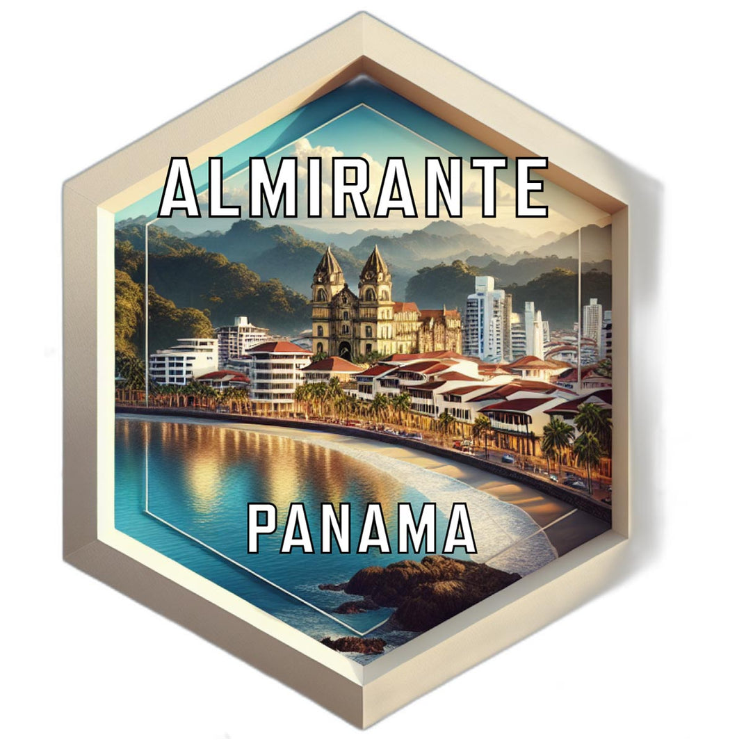 Almirante Panama Travel Destination Souvenir Vinyl Decal Sticker 6-Inch