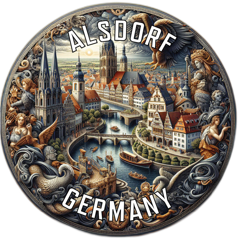 Alsdorf Germany Souvenir Vinyl Decal Sticker 6-Inch