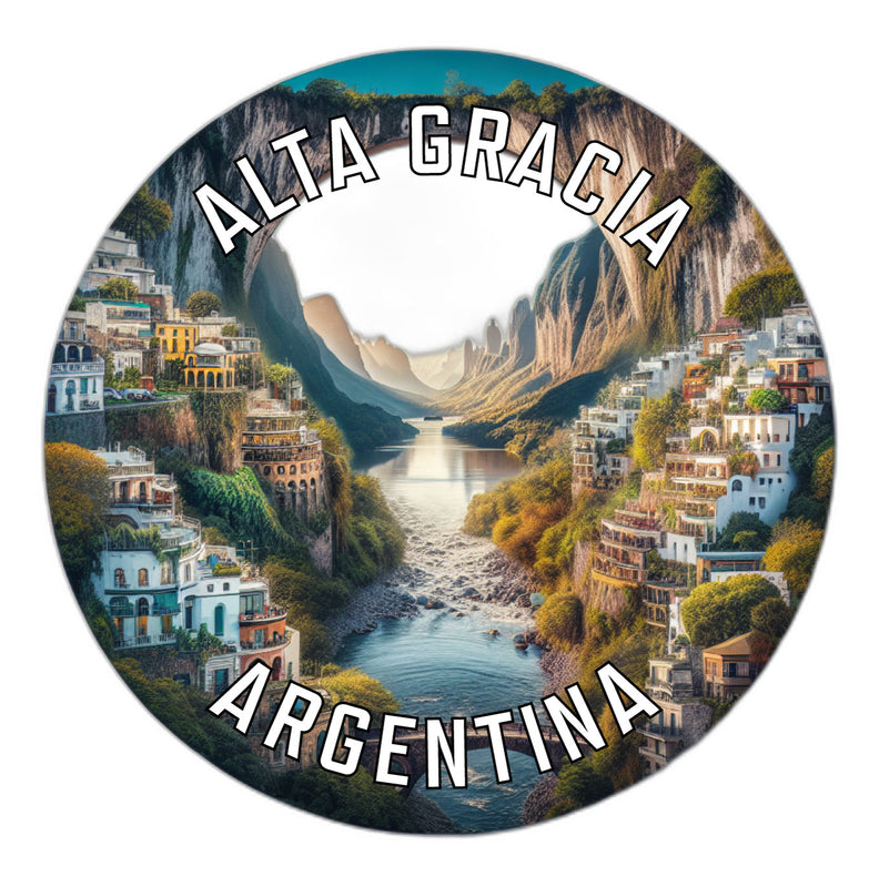 Alta Gracia Argentina Souvenir Die Cut Flat Magnet 2-Inch