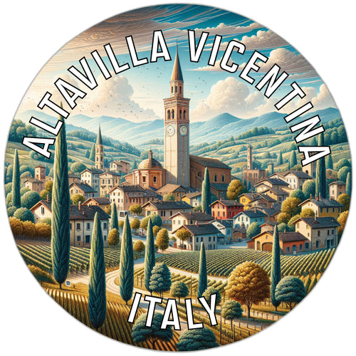 Altavilla Vicentina Italy Souvenir Die Cut Flat Magnet 2-Inch