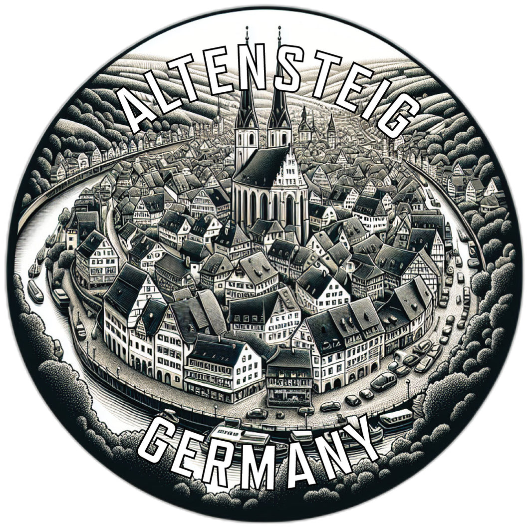 Altensteig Germany Souvenir Die Cut Flat Magnet 6-Inch