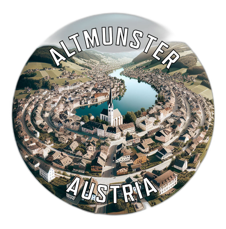 Altmunster Austria Souvenir Die Cut Flat Magnet 2-Inch