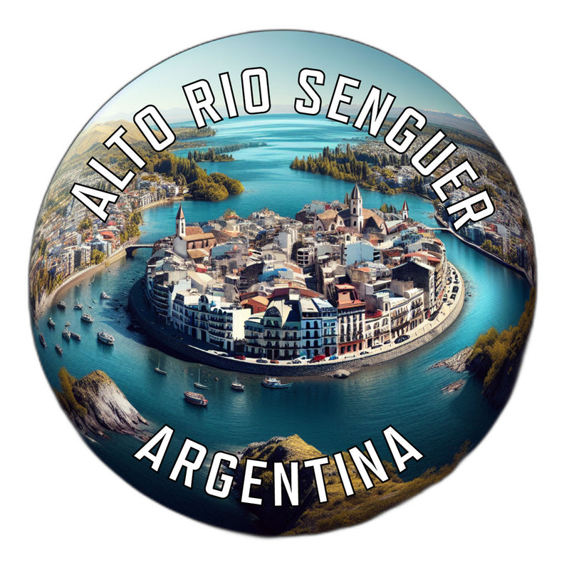 Alto Rio Senguer Argentina Souvenir Die Cut Flat Magnet 2-Inch