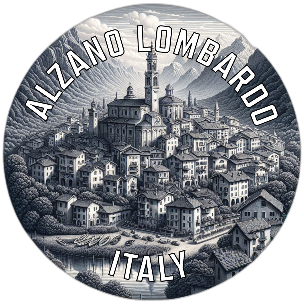 Alzano Lombardo Italy Souvenir Die Cut Flat Magnet 2-Inch