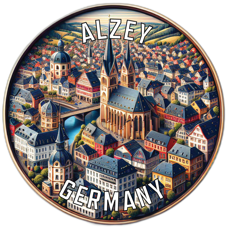 Alzey Germany Souvenir Vinyl Decal Sticker 6-Inch
