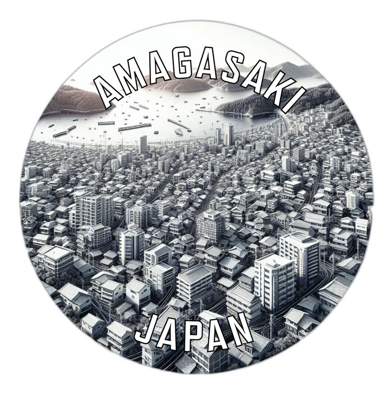Amagasaki Japan Souvenir Vinyl Decal Sticker 6-Inch